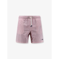 Patmos swim trunks with striped motif