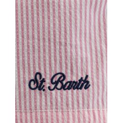 Patmos swim trunks with striped motif