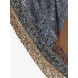 Multicolored silk shawl