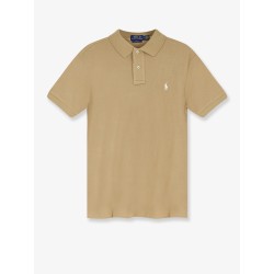 Cotton polo shirt with frontal logo embroidery