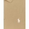 Cotton polo shirt with frontal logo embroidery