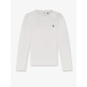 Cotton blend sweatshirt with iconic embroidery