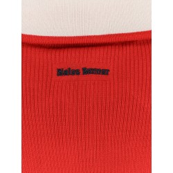 Ribbed sweatshirt with front logo
