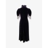 Velvet dress with silk lining