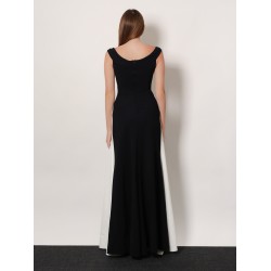 Goem satin long dress
