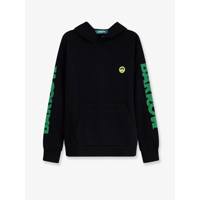 Cotton sweatshirt with iconic frontal logo