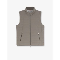 Padded sleeveless jacket