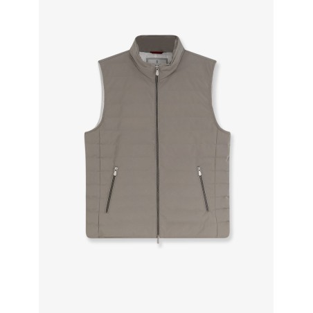 Padded sleeveless jacket