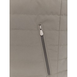 Padded sleeveless jacket