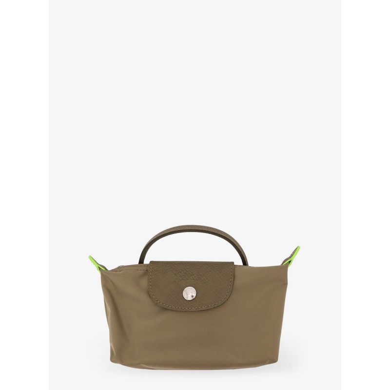 Le Pliage nylon handbag with leather inserts