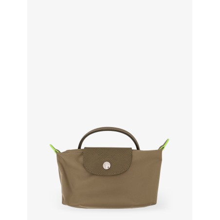 Le Pliage nylon handbag with leather inserts