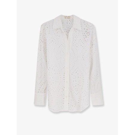 Cristal broderie anglaise embroidery shirt