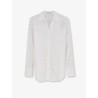 Cristal broderie anglaise embroidery shirt