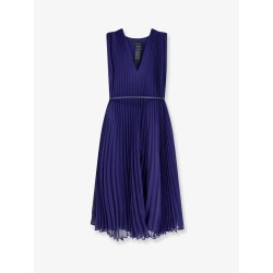 Mxecapsula pleated long dress