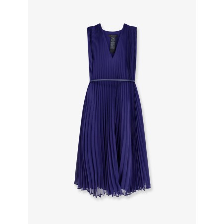 Mxecapsula pleated long dress