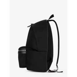 Nylon and leather City backpack