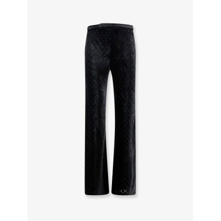 GG stretch devoré velvet trousers