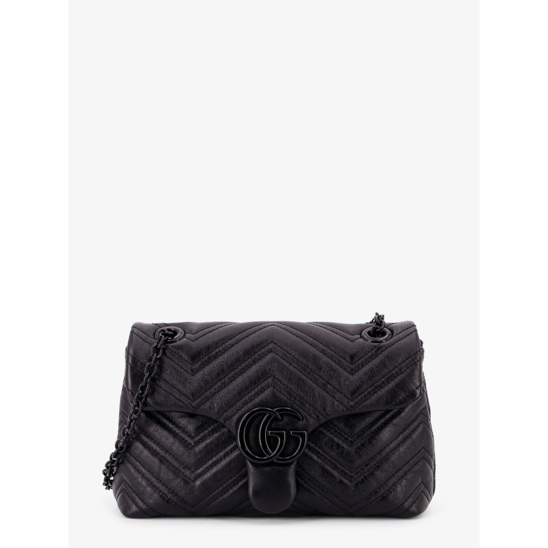 Matelassé leather GG Marmont crossbody bag