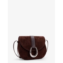Bella Saddle suede crossbody bag