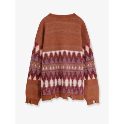 Wool and mohair blend cardigan