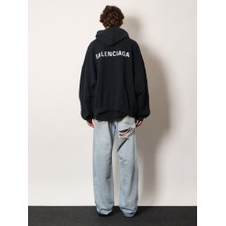 Cotton hooded sweatshirt