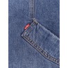 Denim vest with Repreve® lining
