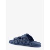 Laser GG denim sandals with all-over GG motif