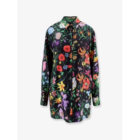 Printed silk shirt