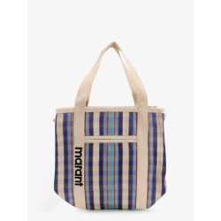 Darwen nylon shoulder bag with striped pattern