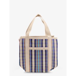 Darwen nylon shoulder bag with striped pattern