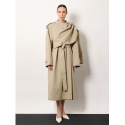 Lumira linen and cotton trench