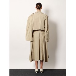 Lumira linen and cotton trench