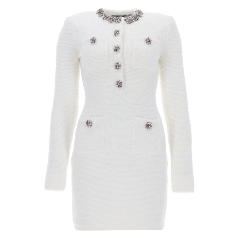 MINI DRESS WITH JEWEL BUTTONS