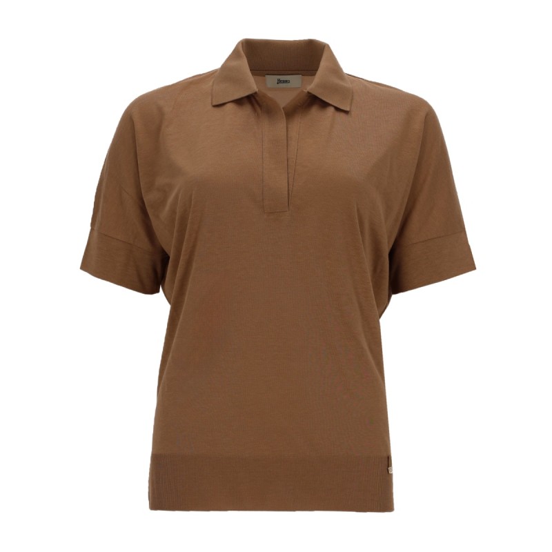 COTTON BLEND POLO SHIRT