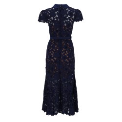 LACE MIDI DRESS
