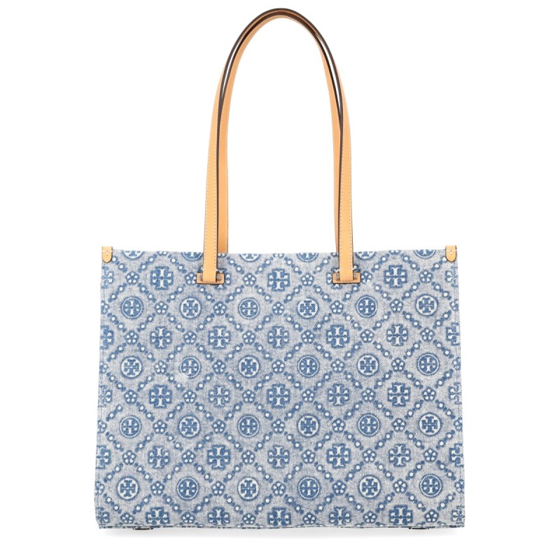 "T MONOGRAM" SHOPPER BAG