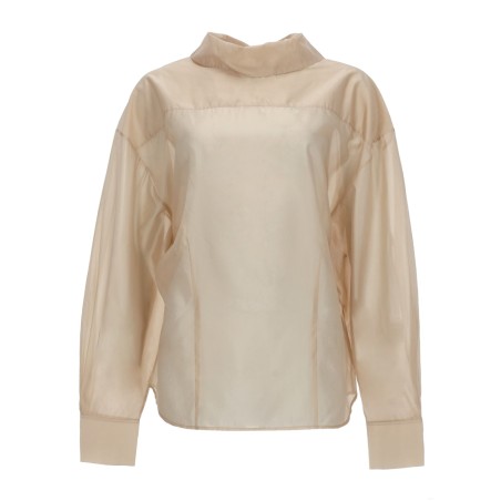 "FOLD COLLAR" BLOUSE