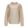 "FOLD COLLAR" BLOUSE