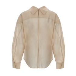 "FOLD COLLAR" BLOUSE