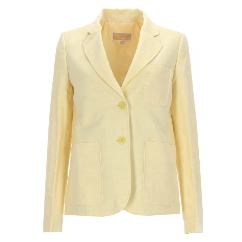 SINGLE-BREASTED LINEN BLAZER