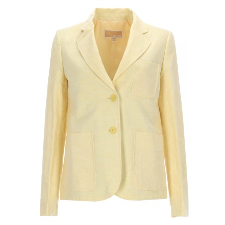 SINGLE-BREASTED LINEN BLAZER