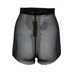 SEMI-TRANSPARENT HIGH-WAISTED SHORTS