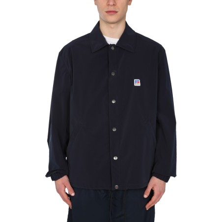 RELAXED FIT JACKET WITH BOSS X RUSSELL ATHLETIC LOGO