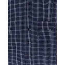 Cotton shirt with Plaid print