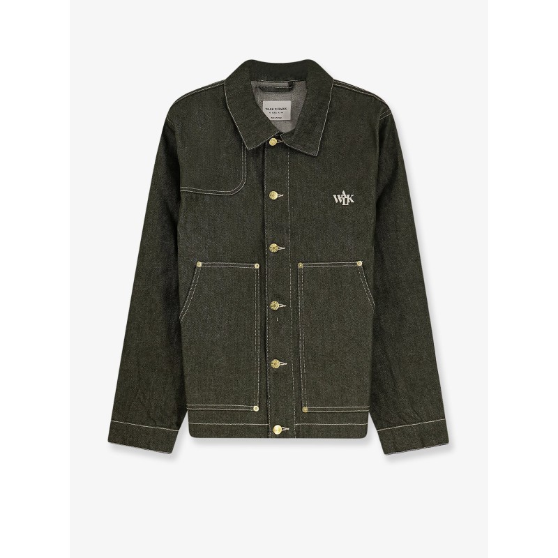 Carpenter's green denim jacket