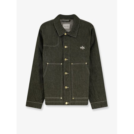 Carpenter's green denim jacket