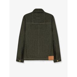 Carpenter's green denim jacket