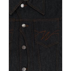 Postman dark denim jacket