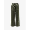 Double Knee green denim trousers