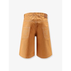 Baggy Orange Denim Shorts